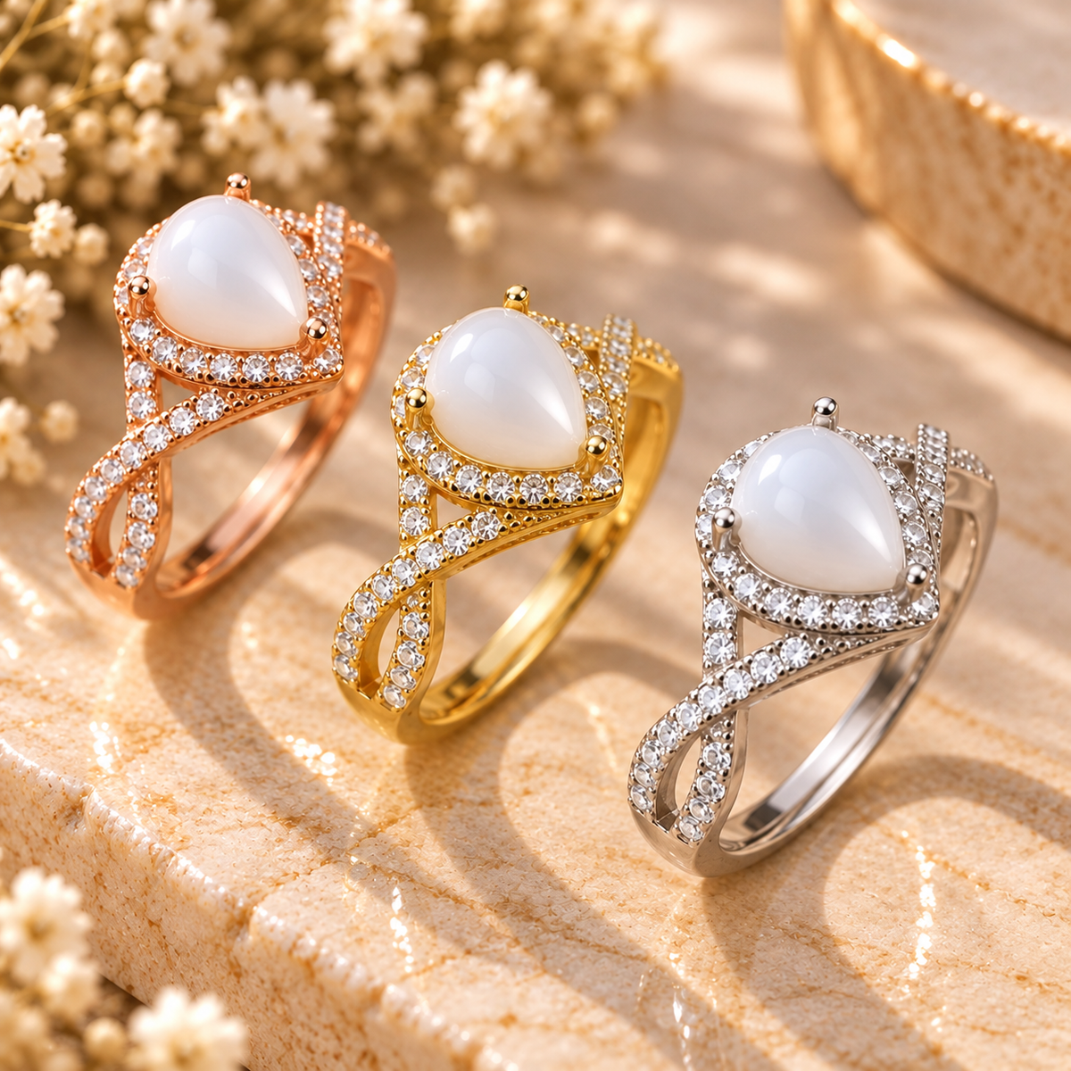 Eden - Pear Ring