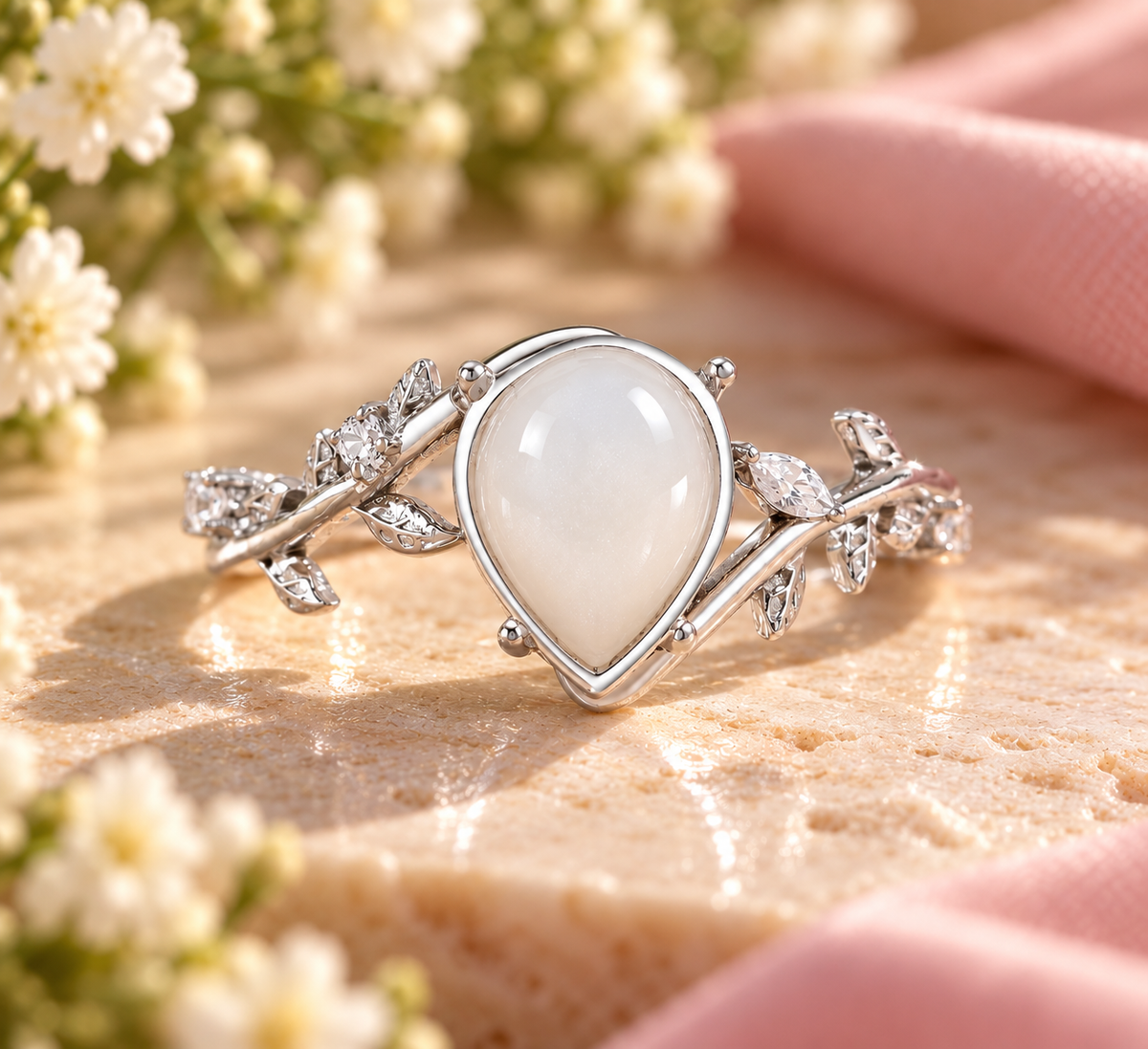 Forest - Pear Ring