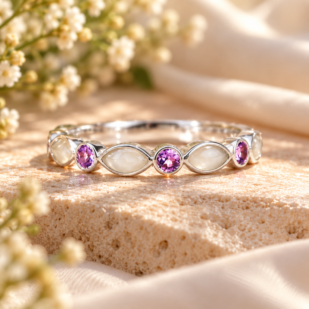 Aurora - Half band - SILVER